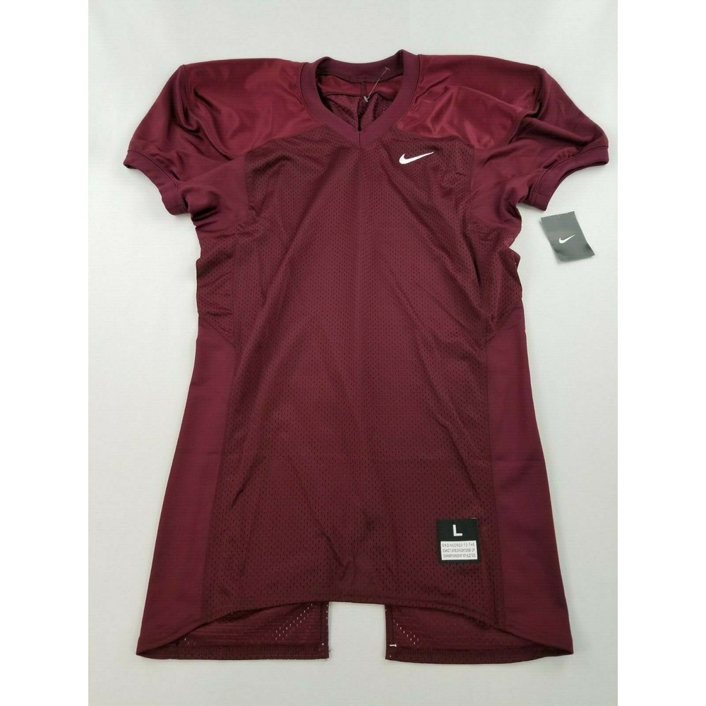 Nike men jersey shirt football top 535703 669 burgundy sz L MSRP $55